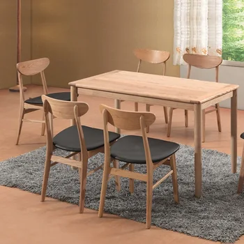 Столове от масивно дърво, модерна минималистичная выдолбленная облегалка, ресторант столове