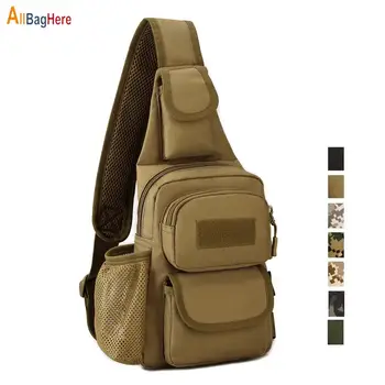 Тактическа военна чанта за къмпинг, туризъм, раница за пътуване на открито, найлонова раница за едно рамо, колоездене автомати чанта през рамо, отличителни чанти