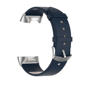 Умен гривна K3NB, кожена каишка, каишка за часовник, който е съвместим с гривната Fitbit-Charge 5