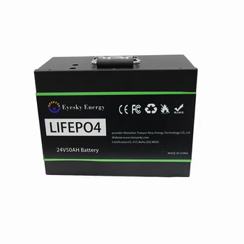 Хранене Колички за голф и лодки литиево йонни батерии дълбоко цикъл Lifepo4 Слънчевата батерия 48v50ah на Батерията