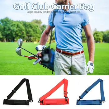 Чанта-переноска за стика за голф, Лека чанта за носене на Тренировъчно поле За деца, мъже и жени, подарък калъф за спорт и пътувания