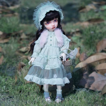 кукла с възлест тръба на шарнирна връзка Sekino Кукла BJD 1/6 Кукли с подвижни панти Пълен комплект Пълен професионален грим Мода, играчки за момичета Подаръци